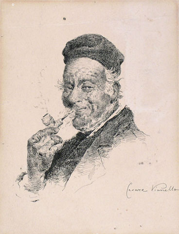 Cesare Vianello, a pipe smoker